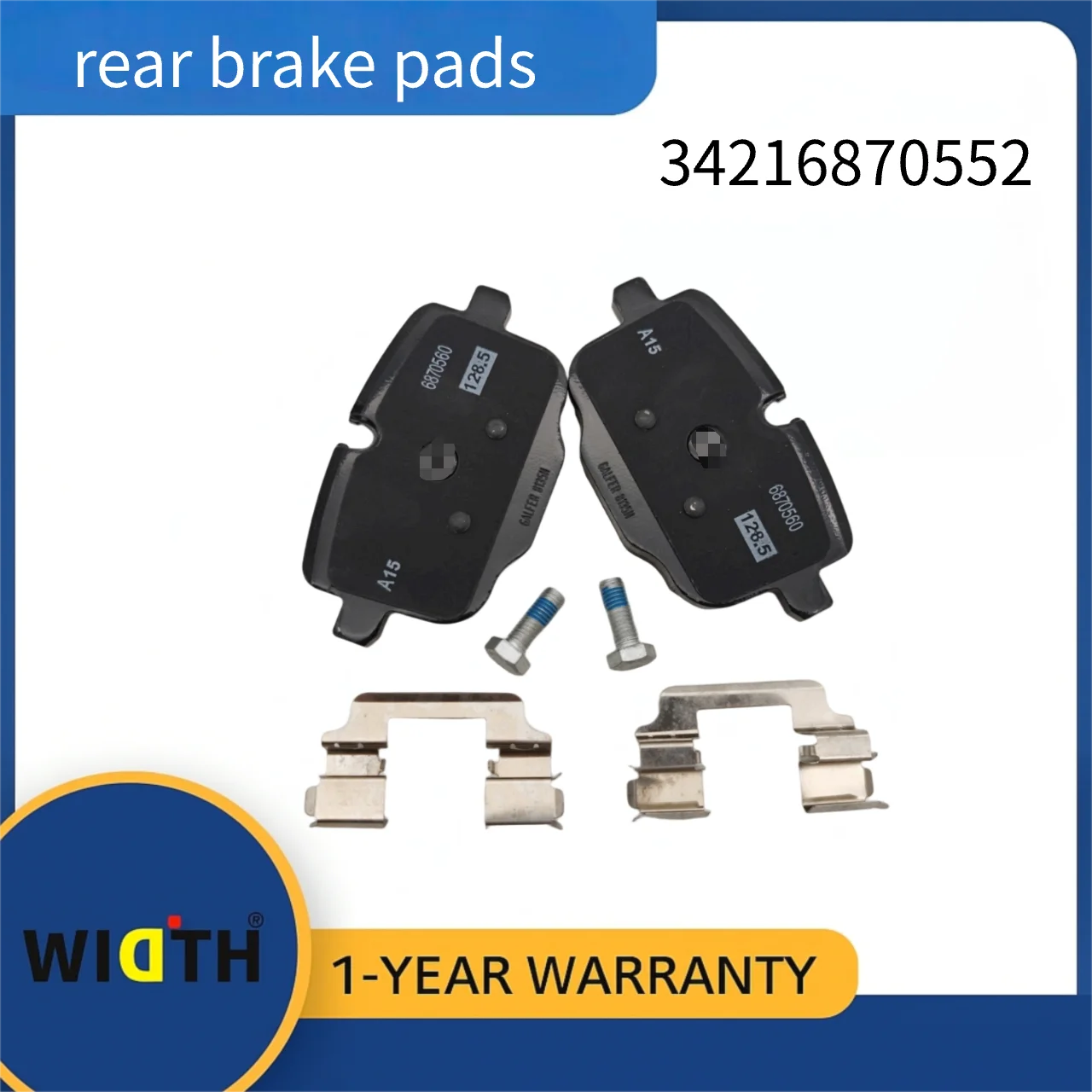 34216870552 34216896975 34216896976 Rear Brake Pad Set (4PCS) for BMW 540Li 730Li 740Li 740Le 750Li XDrive40i 2017-2021
34216870552 34216896975 34216896976 Rear Brake Pad Set (4PCS) for BMW 540Li 730Li 740Li 740Le 750Li XDrive40i 2017-2021