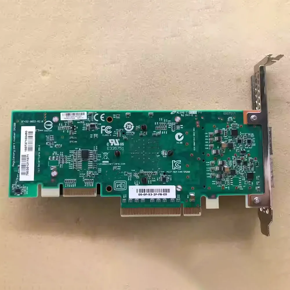 For solarflare 40 Gigabit network card With Double Electrical Ports QSFP+ Low latency SFN7142Q
For solarflare 40 Gigabit network card With Double Electrical Ports QSFP+ Low latency SFN7142Q
