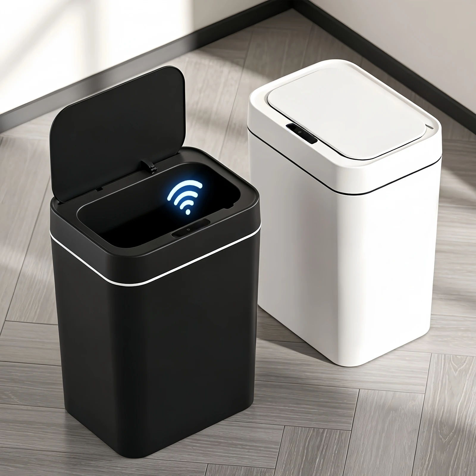 16L Gallon Smart Home Trash Can, Electric Automatic Waste Bin, Intelligent Kitchen Trash Can
16L Gallon Smart Home Trash Can, Electric Automatic Waste Bin, Intelligent Kitchen Trash Can