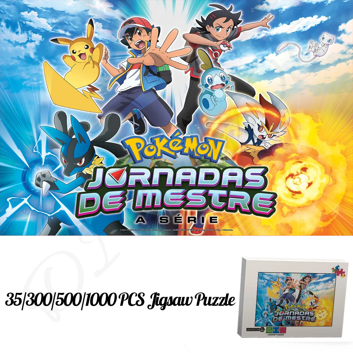 Пазлы Pikachu and Ash, 35/300/500/1000 шт., Классические пазлы из анимационного фильма, деревянные и бумажные Пазлы для детей, игрушки и хобби
Пазлы Pikachu and Ash, 35/300/500/1000 шт., Классические пазлы из анимационного фильма, деревянные и бумажные Пазлы для детей, игрушки и хобби