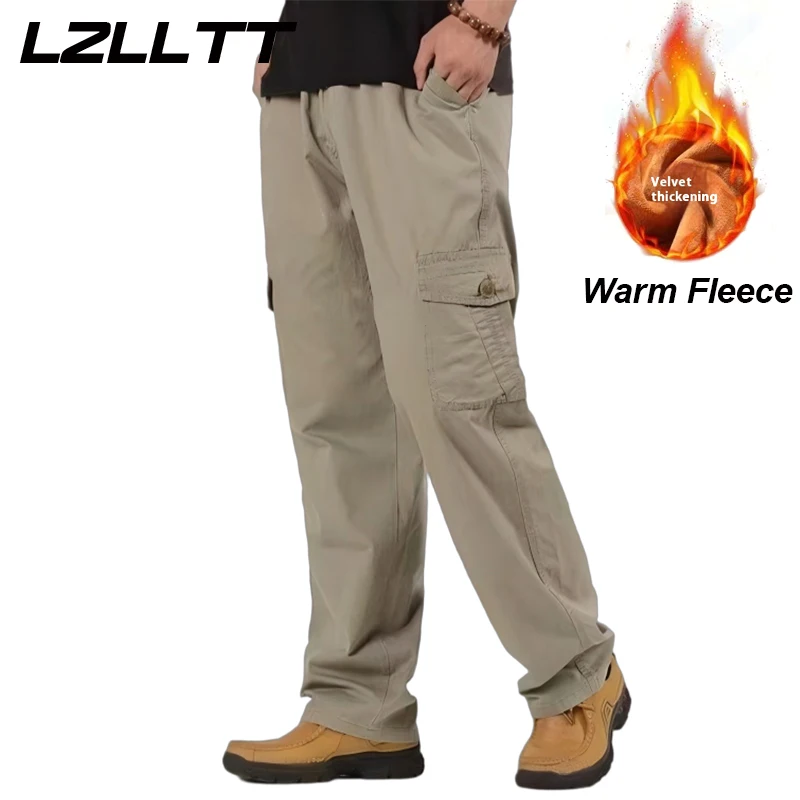 6XL Winter Men Fleece Pants Large size Mens Cargo Pants Trousers Men Sports Sweatpants Thicken Style Trousers Jogger Pants Male
6XL Winter Men Fleece Pants Large size Mens Cargo Pants Trousers Men Sports Sweatpants Thicken Style Trousers Jogger Pants Male