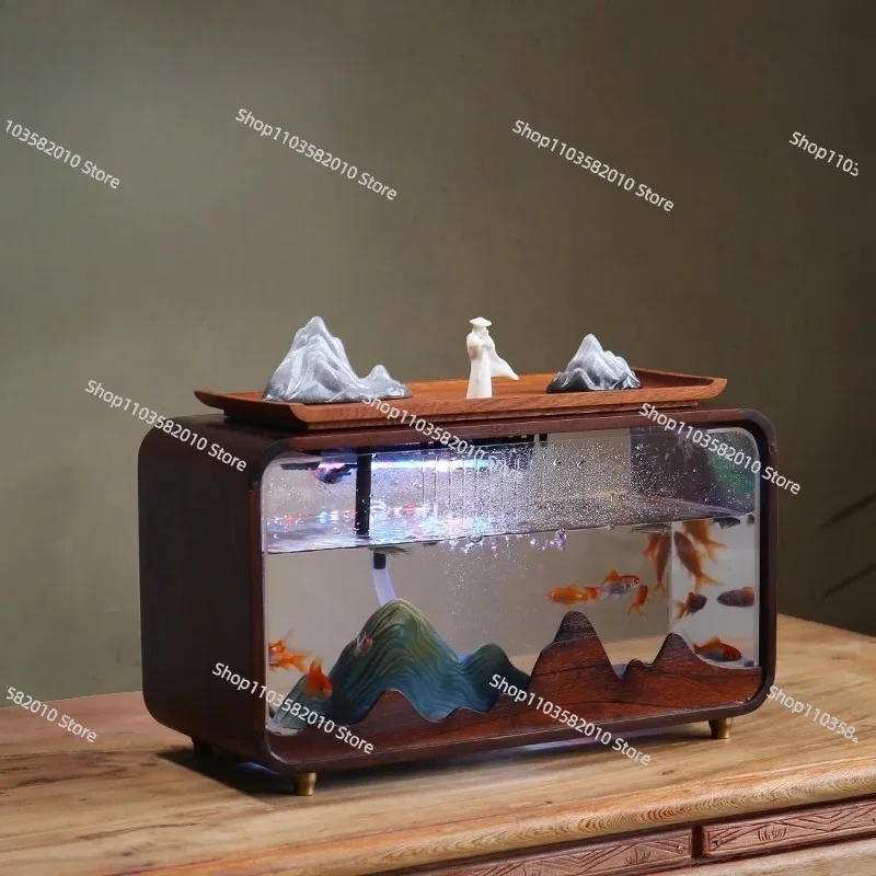 Desktop Fish Tank with Flowing Water - Modern Circulating Decor for Living Room & Office
Desktop Fish Tank with Flowing Water - Modern Circulating Decor for Living Room & Office