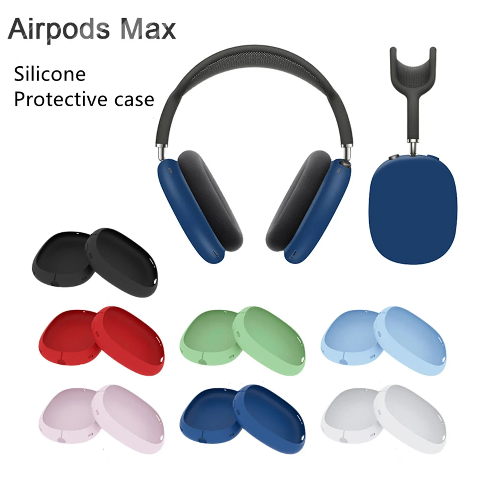 Protective Cover For Apple's New AirPods Max Headset Silicone Skin-friendly Soft Drop-proof And Wear-resistant Case Accessories
Protective Cover For Apple's New AirPods Max Headset Silicone Skin-friendly Soft Drop-proof And Wear-resistant Case Accessories