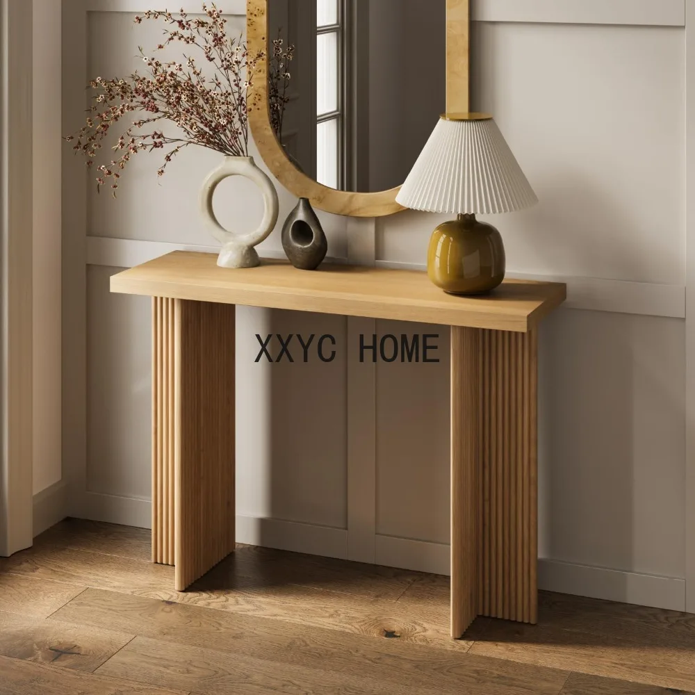 Fluted Console Table - Small Entry Table for Narrow Spaces - Living Room Furniture - Solid Wood Entryway Table
Fluted Console Table - Small Entry Table for Narrow Spaces - Living Room Furniture - Solid Wood Entryway Table