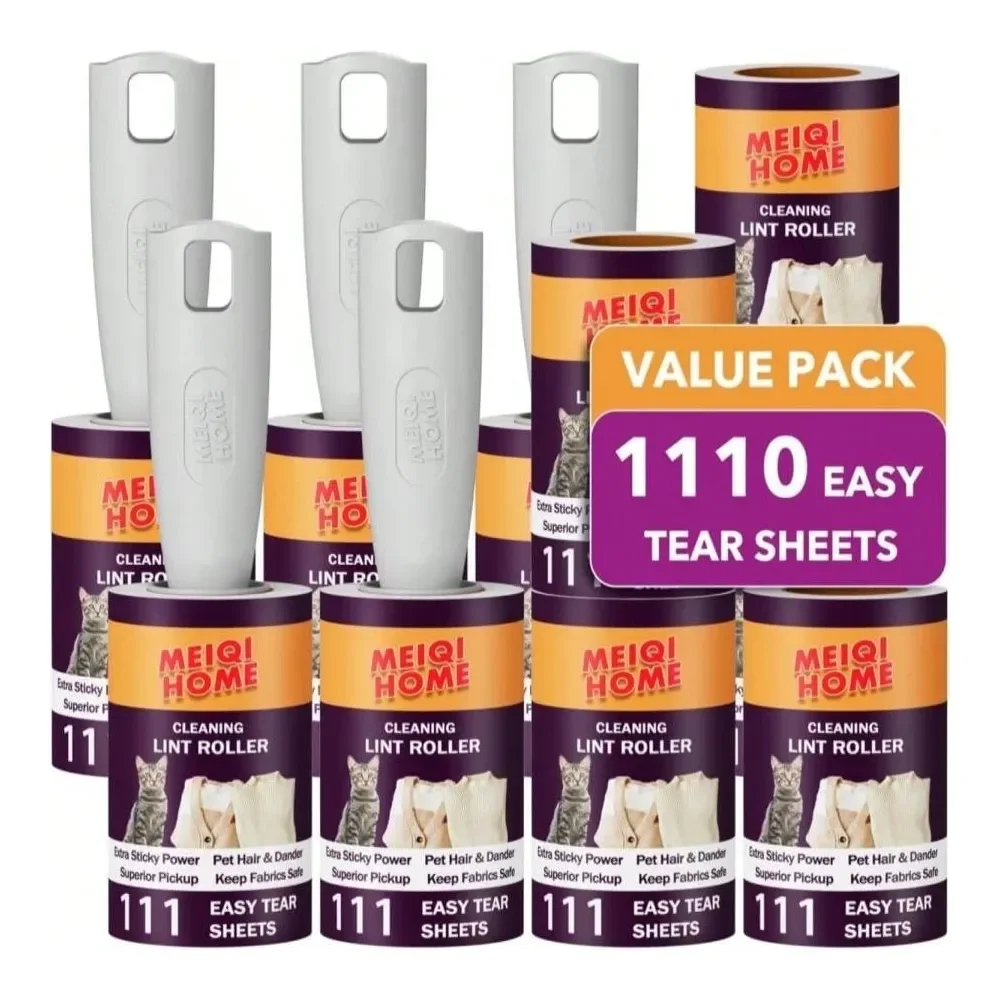 Lint Rollers For Pet Hair Extra Sticky, 660 Sheets Value Set Lint Roller With 3 graded Handles, 6 Rollers Portable Pet Lint R
Lint Rollers For Pet Hair Extra Sticky, 660 Sheets Value Set Lint Roller With 3 graded Handles, 6 Rollers Portable Pet Lint R