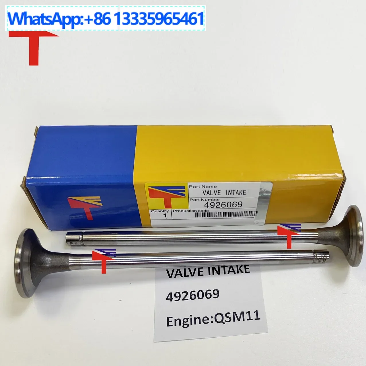 Intake valve 4926069 is suitable for construction machinery QSM11 engine parts
Intake valve 4926069 is suitable for construction machinery QSM11 engine parts