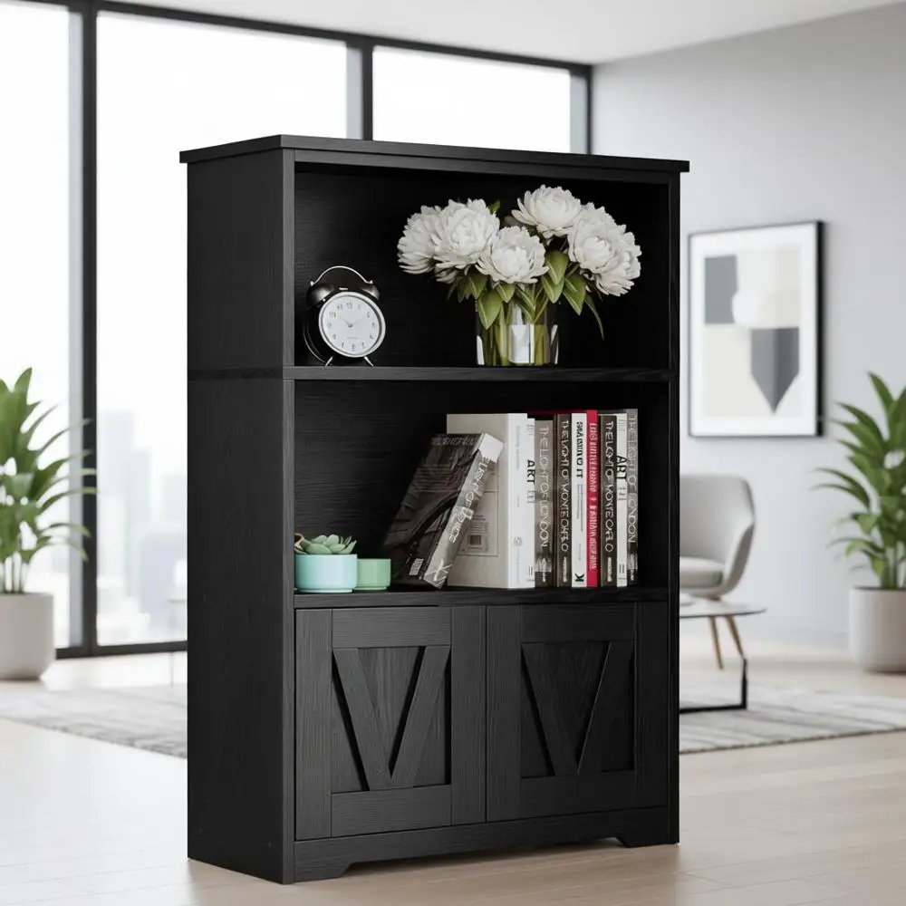 Floor Standing 5-Tier Bookshelf with Doors, 11.8 Depth, Storage Display Shelves for Home, Office, Living Room, Bedroom Decor
Floor Standing 5-Tier Bookshelf with Doors, 11.8 Depth, Storage Display Shelves for Home, Office, Living Room, Bedroom Decor