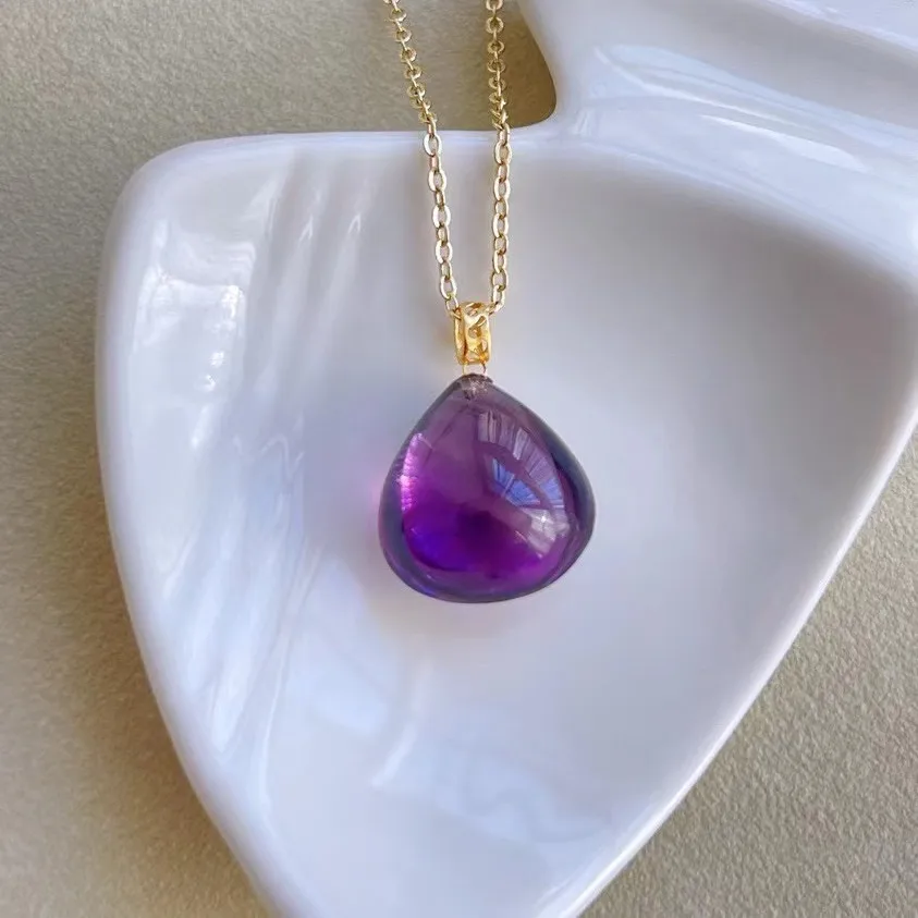 Natural Purple Amethyst Quartz Pendant Bead Aemthyst Necklace 15.6*14mm Healing Jewelry 18K Gold Stone AAAAAAA
Natural Purple Amethyst Quartz Pendant Bead Aemthyst Necklace 15.6*14mm Healing Jewelry 18K Gold Stone AAAAAAA