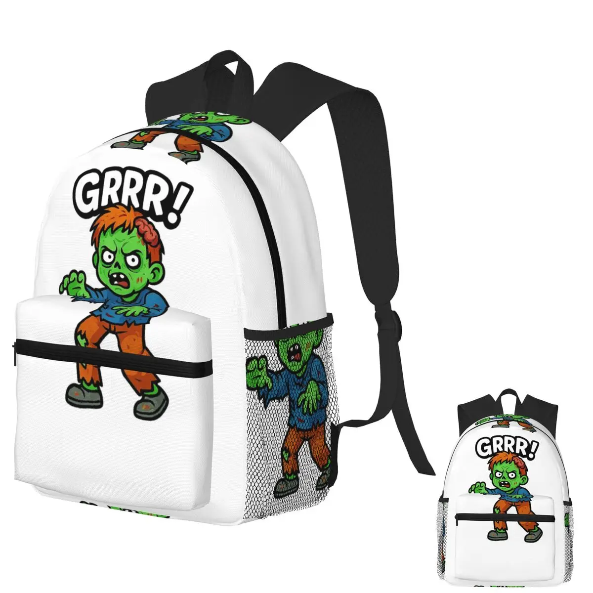 GRRR! Scary Zombie Kid Costume Undead Growl Edition Student Backpack School Bag Hiking Travel Daypack Bookbag Shoulder Bags
GRRR! Scary Zombie Kid Costume Undead Growl Edition Student Backpack School Bag Hiking Travel Daypack Bookbag Shoulder Bags
