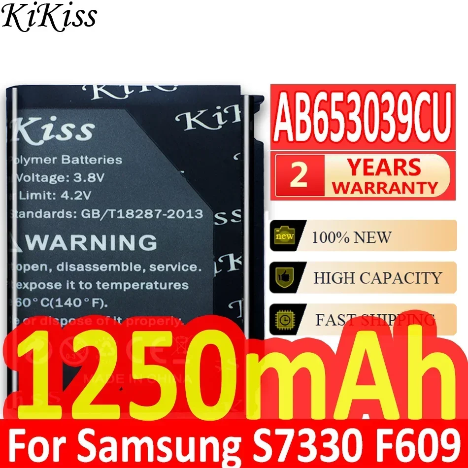 1250mAh For Samsung S7330 F609 E958 U900 U800E High Compatibility AB653039CU Mobile Phone Battery
1250mAh For Samsung S7330 F609 E958 U900 U800E High Compatibility AB653039CU Mobile Phone Battery