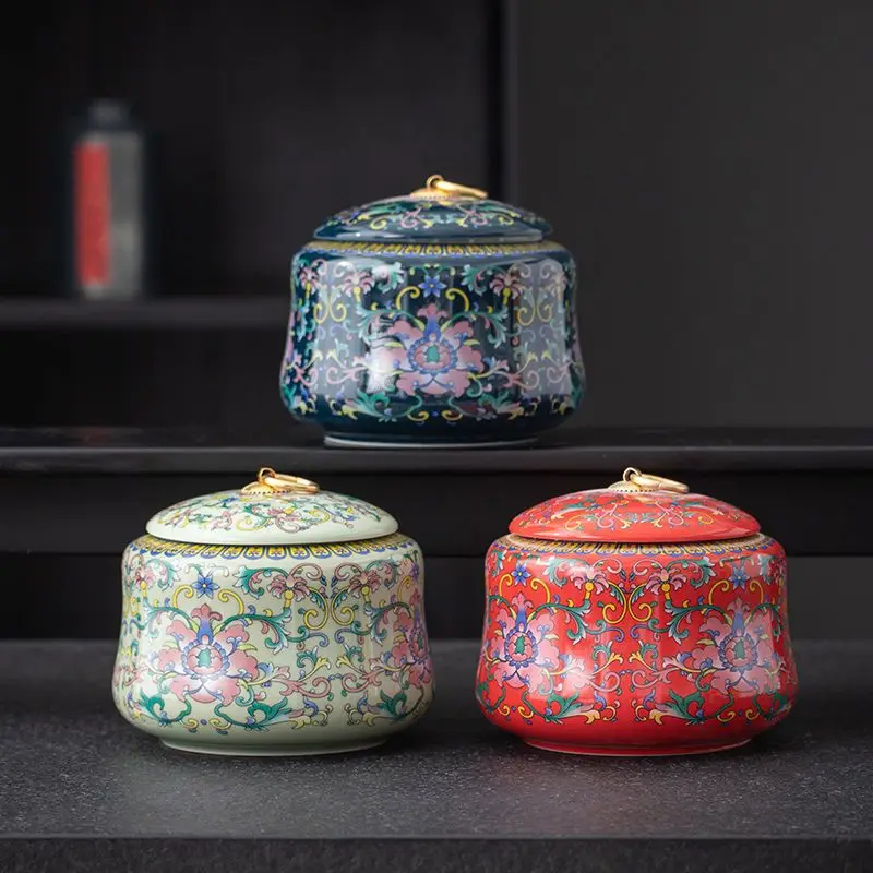 Creative Ceramic Tea Canister Airtight Jar Retro Coffee Sugar Dry Fruit Food Storage Jar Travel Portable Tea Box Home Decoration
Creative Ceramic Tea Canister Airtight Jar Retro Coffee Sugar Dry Fruit Food Storage Jar Travel Portable Tea Box Home Decoration