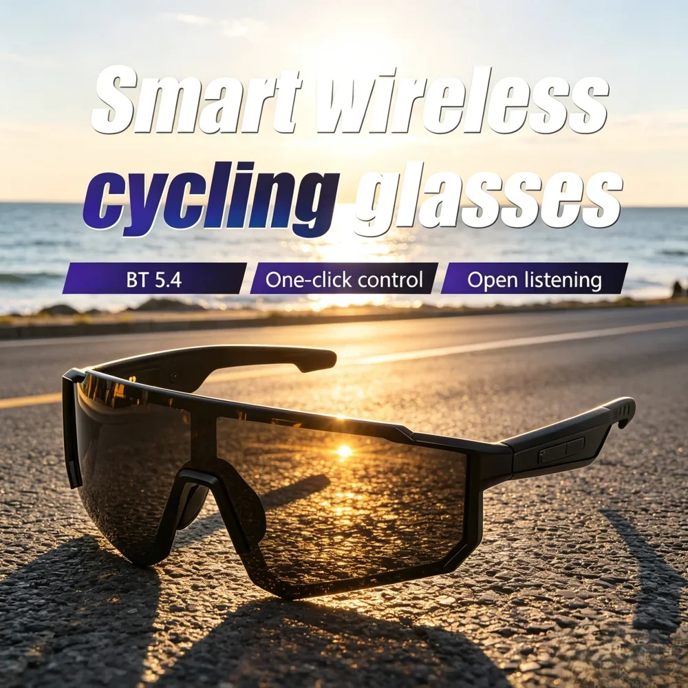 AI Smart Glasses, Wireless Bluetooth Audio Glasses, Support Hands-Free Calling & Music Playback, Outdoor Cycling Sports Smart
AI Smart Glasses, Wireless Bluetooth Audio Glasses, Support Hands-Free Calling & Music Playback, Outdoor Cycling Sports Smart