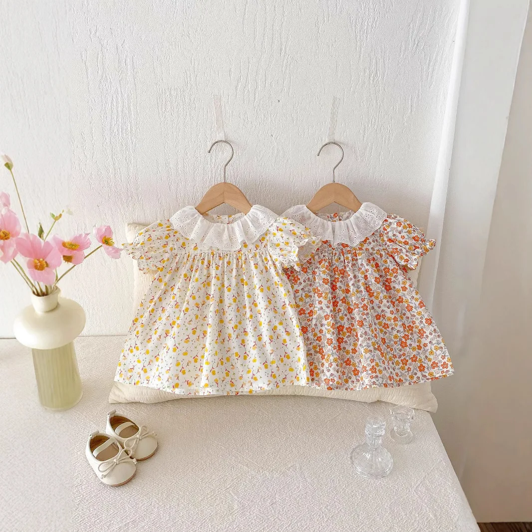 Baby Dress Summer Short Sleeved Cute Princess Super Cute Thin Lace Collar Girl Baby Floral Dress Summer Outfit
Baby Dress Summer Short Sleeved Cute Princess Super Cute Thin Lace Collar Girl Baby Floral Dress Summer Outfit