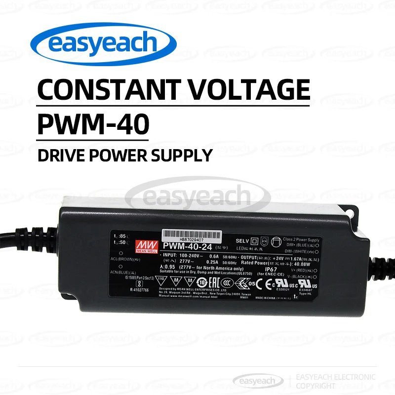 Импульсный источник питания MEAN WELL PWM-40-12 PWM-40-24, 40 Вт, постоянное напряжение, выход ШИМ-сигнала, IP67, водонепроницаемый PFC
Импульсный источник питания MEAN WELL PWM-40-12 PWM-40-24, 40 Вт, постоянное напряжение, выход ШИМ-сигнала, IP67, водонепроницаемый PFC