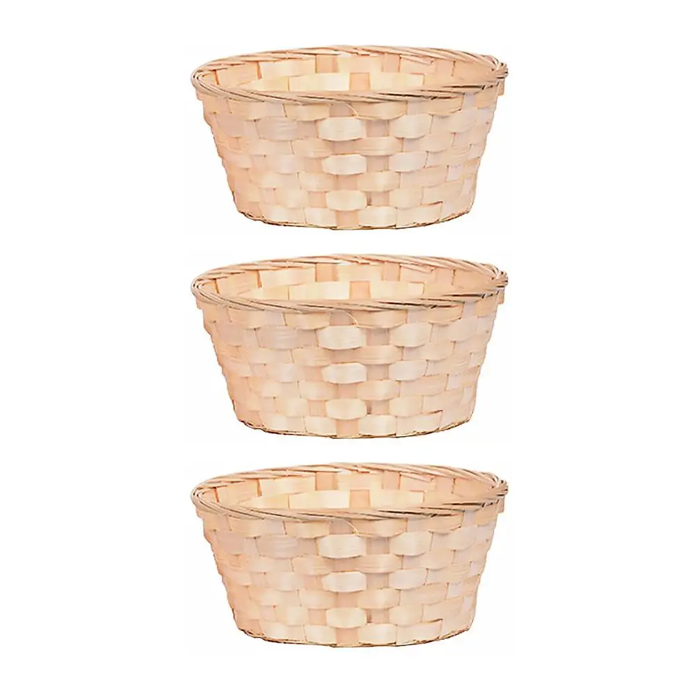 3 Pcs Fiber Fruit Bamboo Storage Holder Storage Baskets Fruit Bamboo Container Baskets Snack Bread Container
3 Pcs Fiber Fruit Bamboo Storage Holder Storage Baskets Fruit Bamboo Container Baskets Snack Bread Container