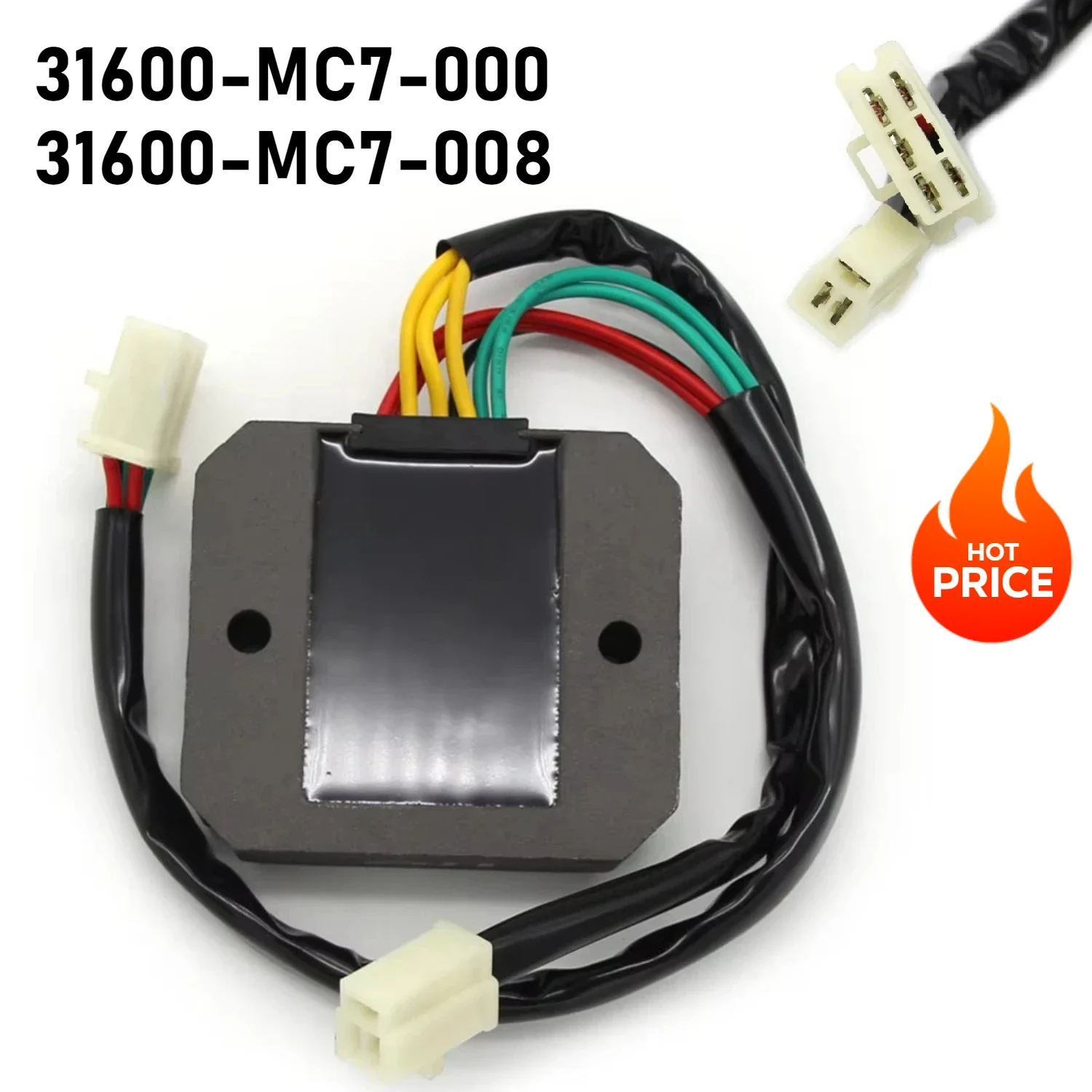 Voltage Regulator Rectifier For Honda CH250 VF700C VF700F VF700S VT700C VF750S C VF1000F R VF1100S 31600-MC7-000 31600-MC7-008
Voltage Regulator Rectifier For Honda CH250 VF700C VF700F VF700S VT700C VF750S C VF1000F R VF1100S 31600-MC7-000 31600-MC7-008