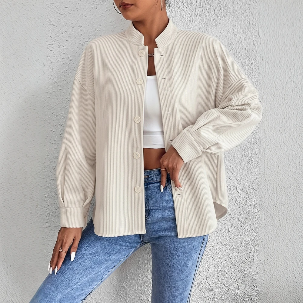 Свободная рубашка с круглым вырезом на осень-зиму, повседневный стиль, женский топ, удобная дышащая одежда, без украшений
Свободная рубашка с круглым вырезом на осень-зиму, повседневный стиль, женский топ, удобная дышащая одежда, без украшений