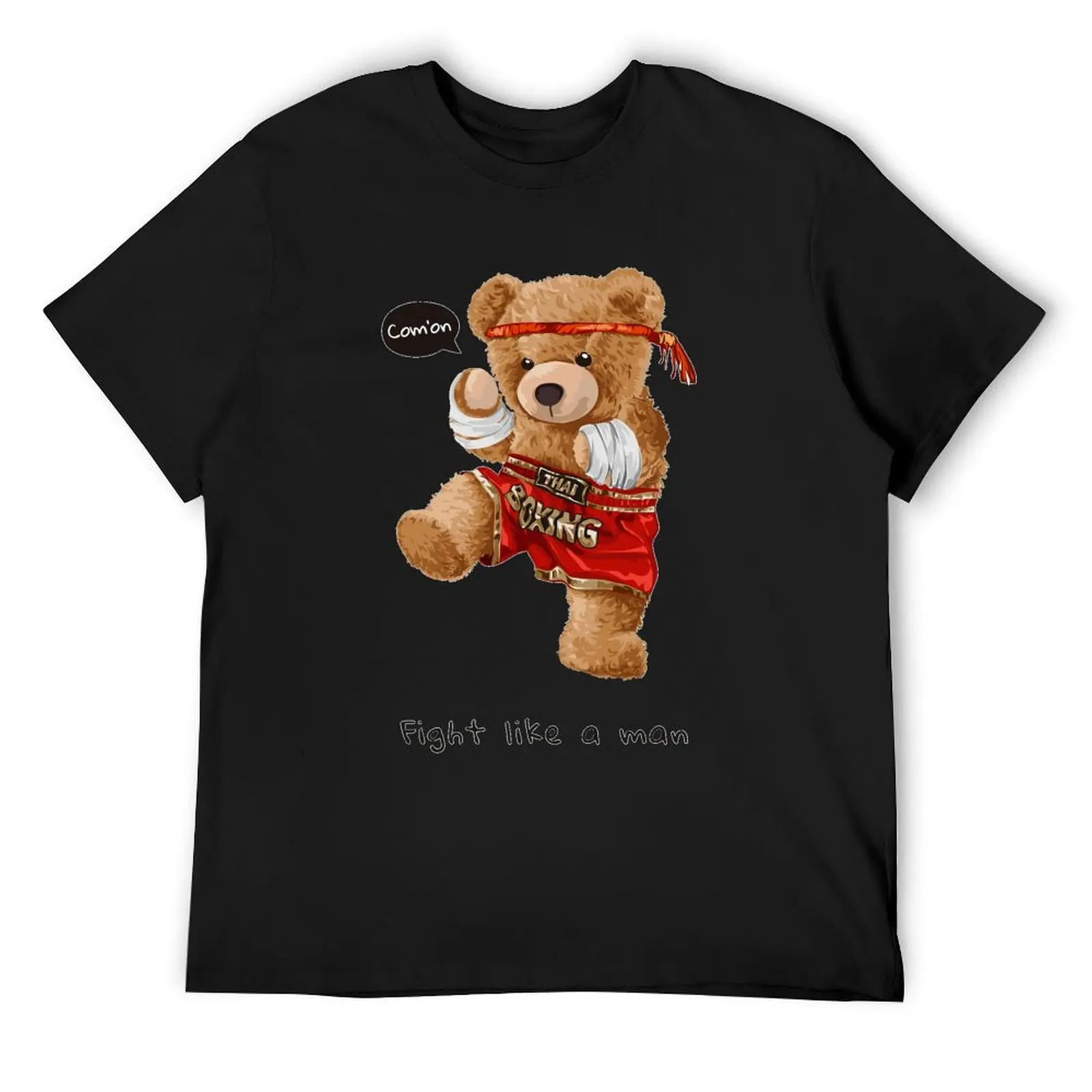 Fight Like A Man . Funny cartoon bear toy in thai boxing style T-Shirt blue lock plain tees mens big and tall t shirts
Fight Like A Man . Funny cartoon bear toy in thai boxing style T-Shirt blue lock plain tees mens big and tall t shirts