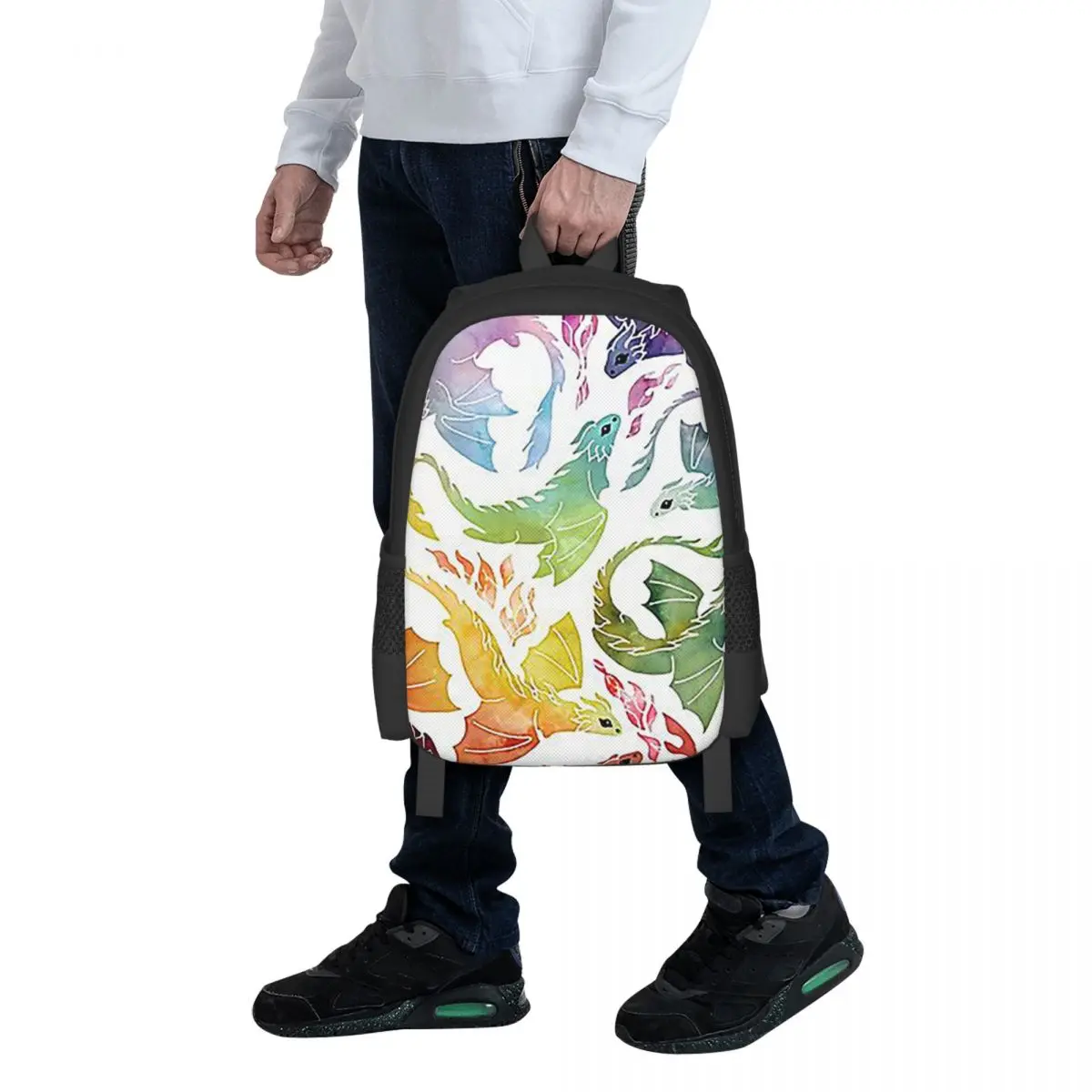 Dragon Fire Rainbow Student Backpack School Bag Hiking Travel Daypack for Boys Girls Fashion Bookbag Shoulder Bags
Dragon Fire Rainbow Student Backpack School Bag Hiking Travel Daypack for Boys Girls Fashion Bookbag Shoulder Bags