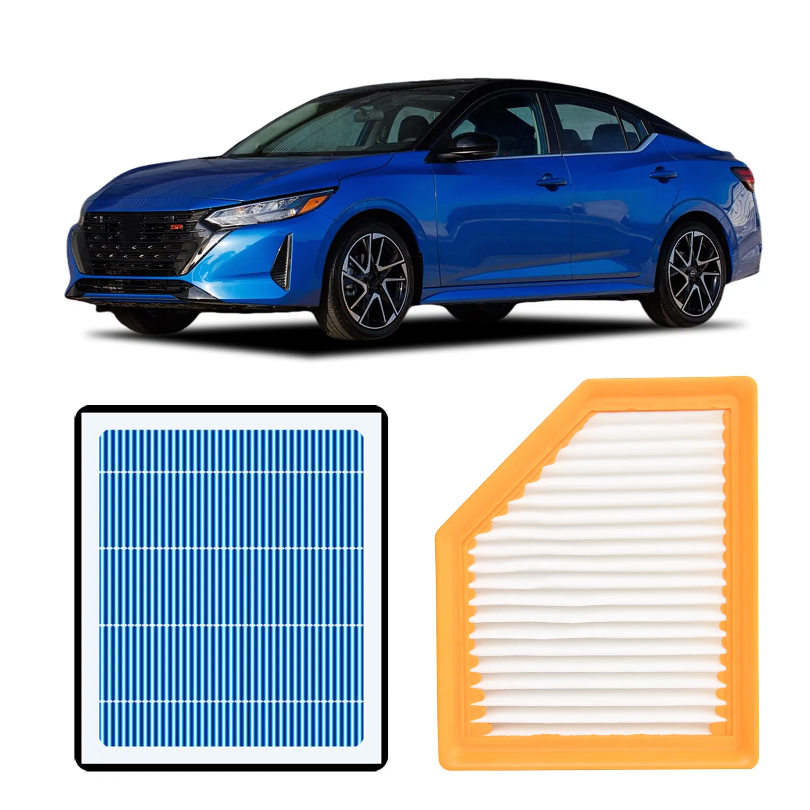 Engine & Cabin Air Filter Fit for 2020-2025 Nissan Sentra L4 2.0L, Replace 16546-6LA0A 27277-6CA0A 165466LA0A 272776CA0A
Engine & Cabin Air Filter Fit for 2020-2025 Nissan Sentra L4 2.0L, Replace 16546-6LA0A 27277-6CA0A 165466LA0A 272776CA0A