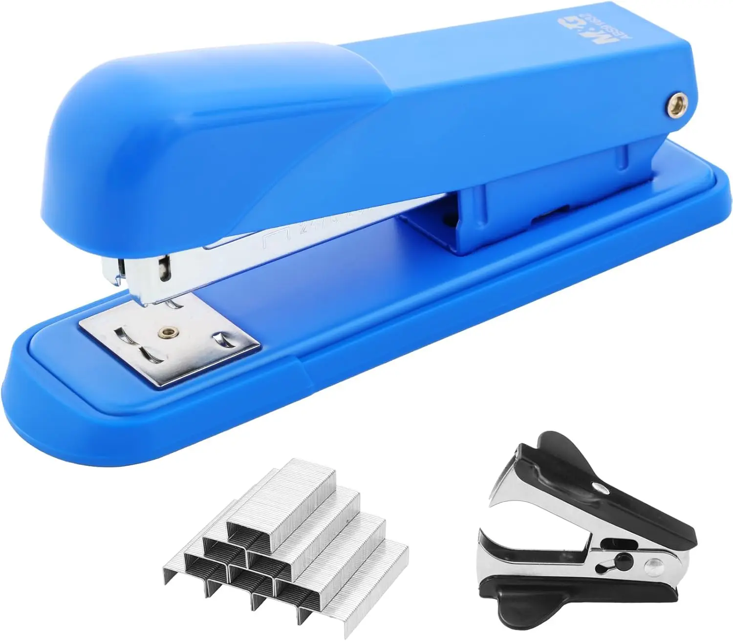 Desktop Stapler with 1000 Staples and Remover, 25 Sheet Capacity, Metal Desk Stapler, Two Binding Modes, Blue
Desktop Stapler with 1000 Staples and Remover, 25 Sheet Capacity, Metal Desk Stapler, Two Binding Modes, Blue