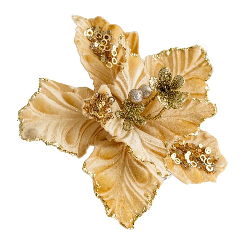1pc 22cm Artificial Christmas Flowers Xmas Tree Ornaments Merry Christmas Decorations Home 2025 New Year Xmas Party Decoration
1pc 22cm Artificial Christmas Flowers Xmas Tree Ornaments Merry Christmas Decorations Home 2025 New Year Xmas Party Decoration