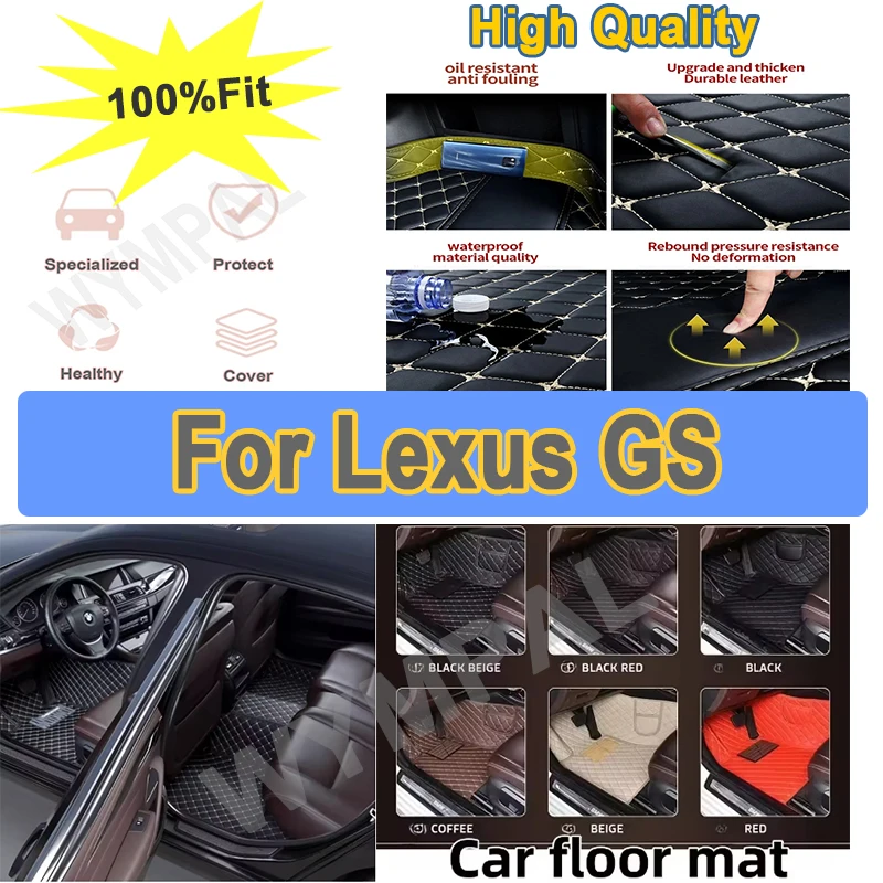 Luxury Car Floor Mats For Lexus GS 2011 2010 2009 2008 Waterproof Carpet Rugs Custom Auto Accessories Interior Part Replacement
Luxury Car Floor Mats For Lexus GS 2011 2010 2009 2008 Waterproof Carpet Rugs Custom Auto Accessories Interior Part Replacement