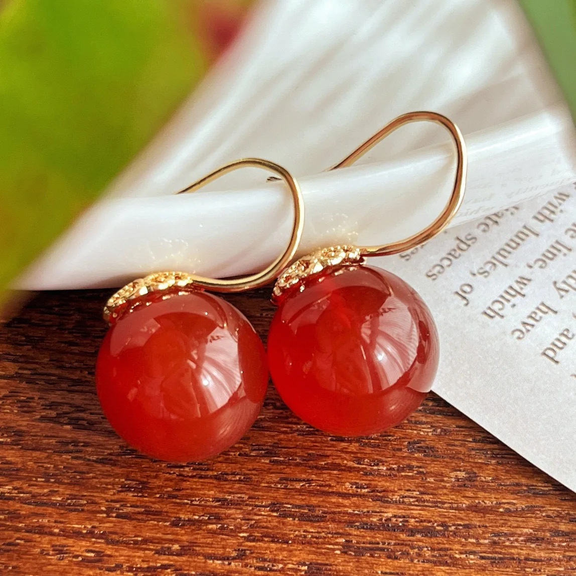 Vintage lace high heels natural vitreous pigeon blood red chalcedony agate high heels earrings ear hook women
Vintage lace high heels natural vitreous pigeon blood red chalcedony agate high heels earrings ear hook women
