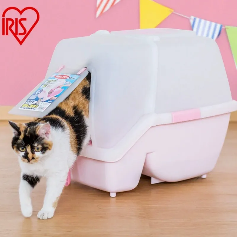 IRIS cat litter box fully enclosed cat toilet anti-splash easy to clean cat litter box
IRIS cat litter box fully enclosed cat toilet anti-splash easy to clean cat litter box