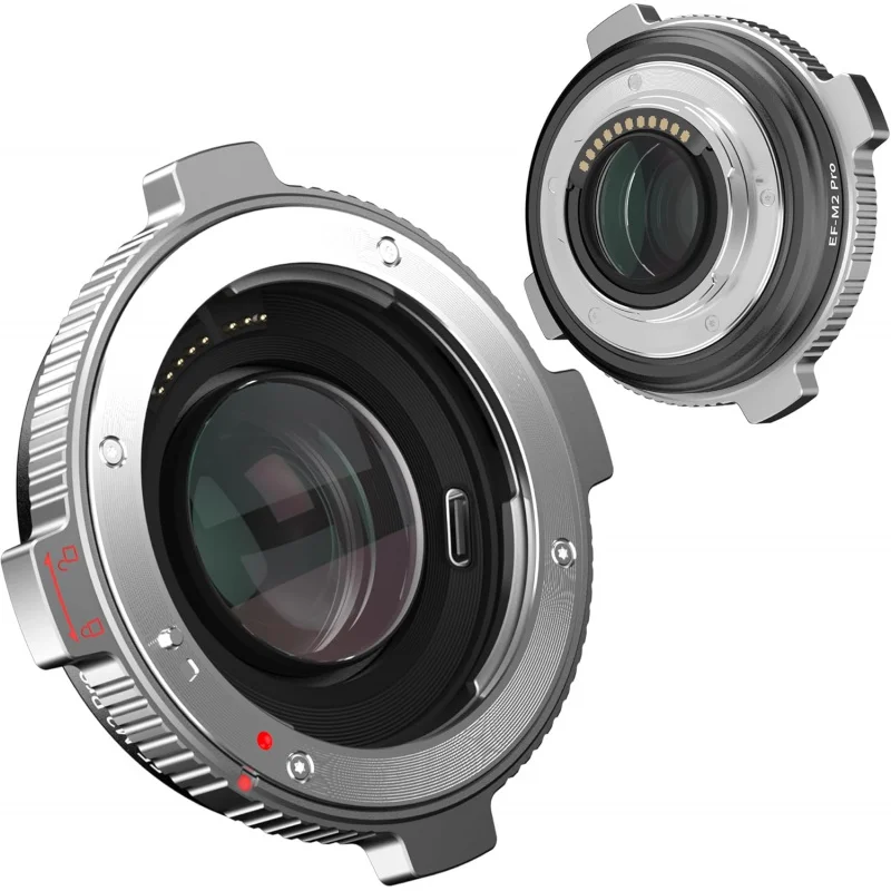 Адаптер для крепления объектива VILTROX EF-M2 Pro, преобразователь объектива с автофокусом, усилитель зума 0,71x, совместимый с объектизами Canon EF/EF-S для Micro
Адаптер для крепления объектива VILTROX EF-M2 Pro, преобразователь объектива с автофокусом, усилитель зума 0,71x, совместимый с объектизами Canon EF/EF-S для Micro