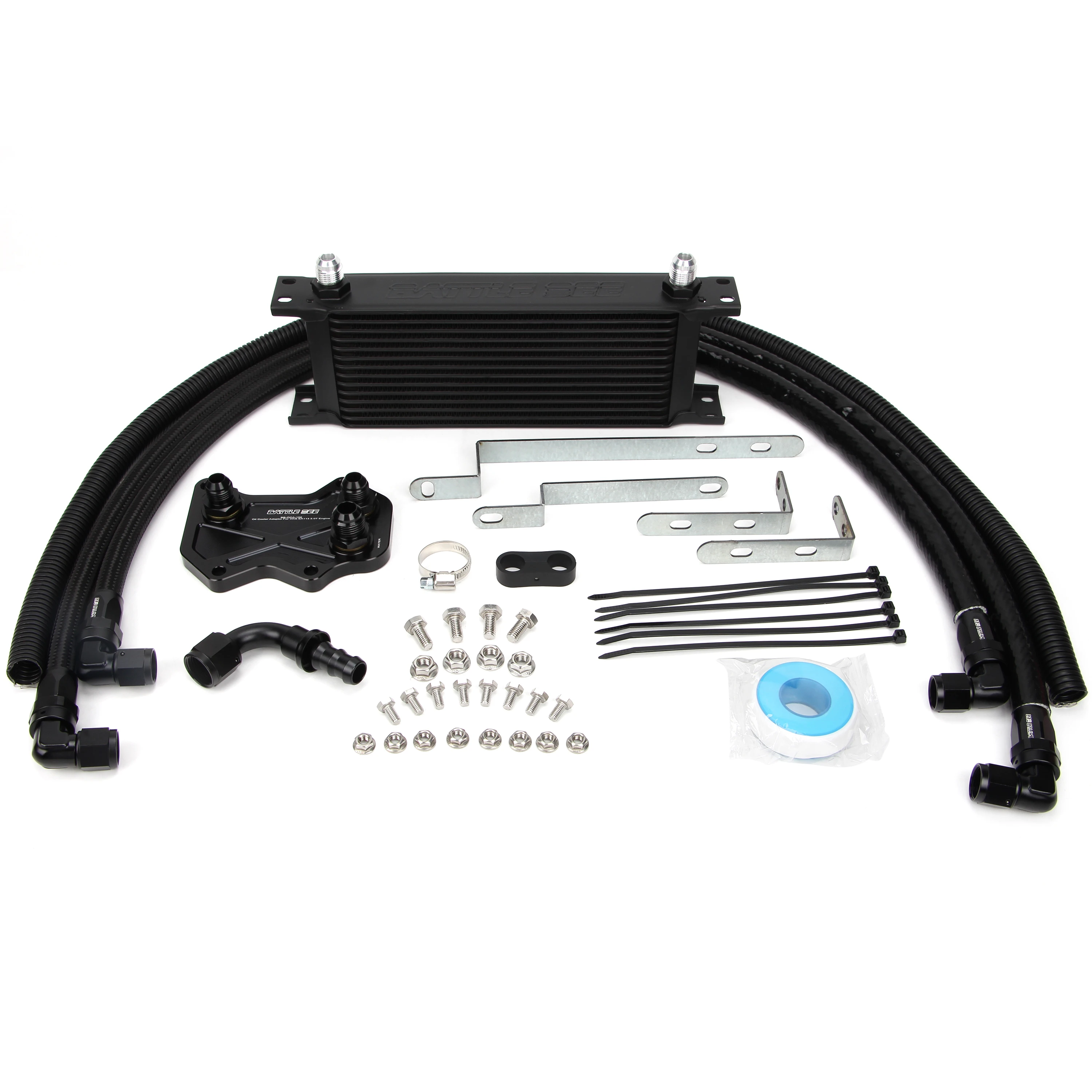 Compatible with for Volkswagen/Audi Golf 5/6R EA113 2.0T engine oil cooling kit and oil radiator.
Compatible with for Volkswagen/Audi Golf 5/6R EA113 2.0T engine oil cooling kit and oil radiator.