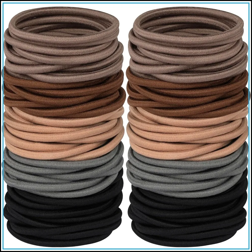 120 PCS Large Elastic Hair Ties, No Damage Ponytail Holders for Thick Hair, Women Men Girls
120 PCS Large Elastic Hair Ties, No Damage Ponytail Holders for Thick Hair, Women Men Girls