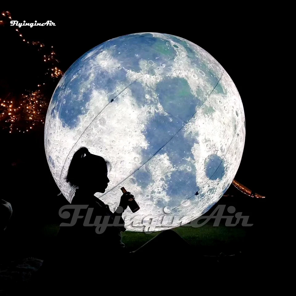 Huge Luminous Inflatable Moon Balloon Hanging/Ground Planet With LED Light For Wedding And Party Decoration
Huge Luminous Inflatable Moon Balloon Hanging/Ground Planet With LED Light For Wedding And Party Decoration