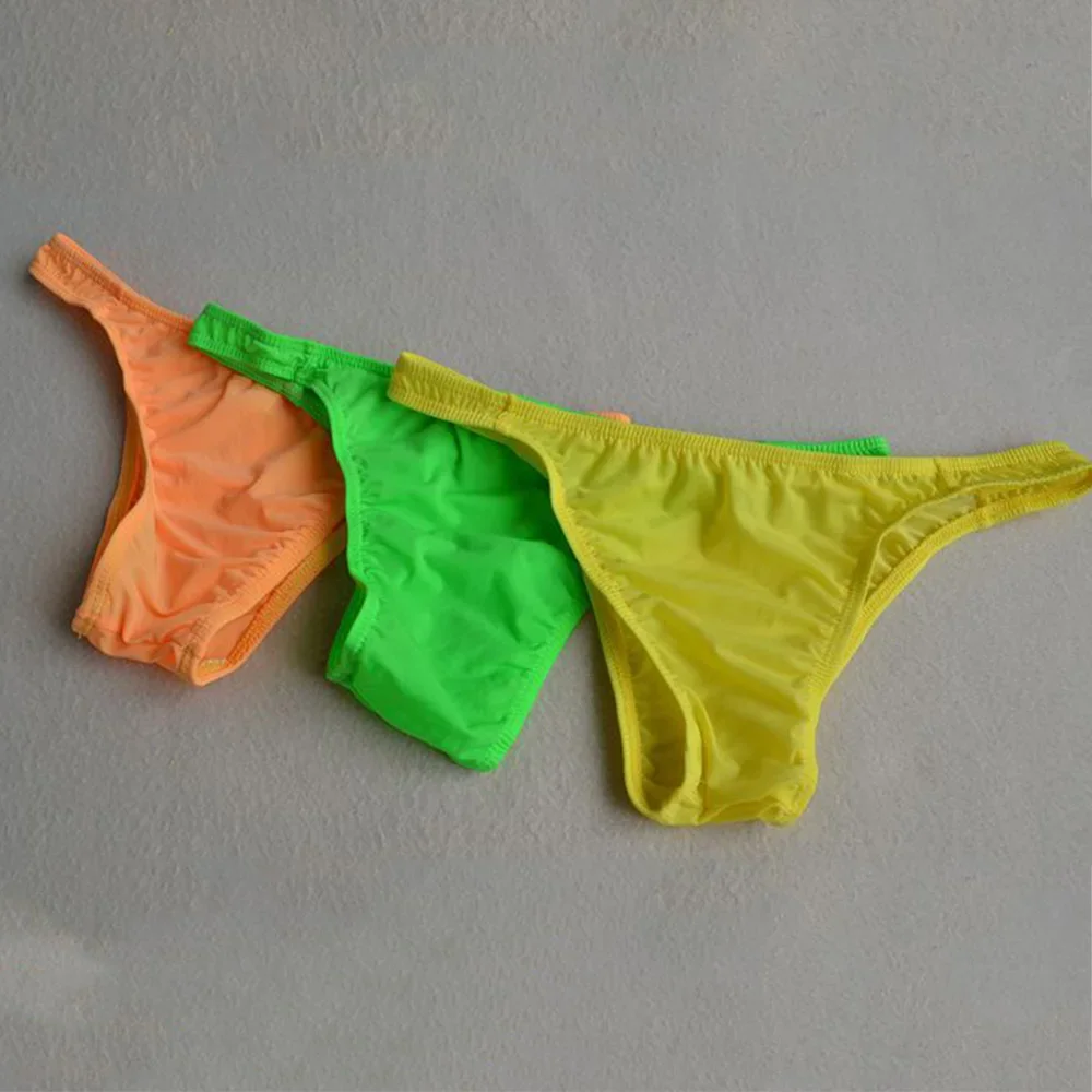 1pc Sexy Men Underwear Briefs Shorts Pouch Elastic Translucent Underpants Thongs Man's Panties One Size 
1pc Sexy Men Underwear Briefs Shorts Pouch Elastic Translucent Underpants Thongs Man's Panties One Size