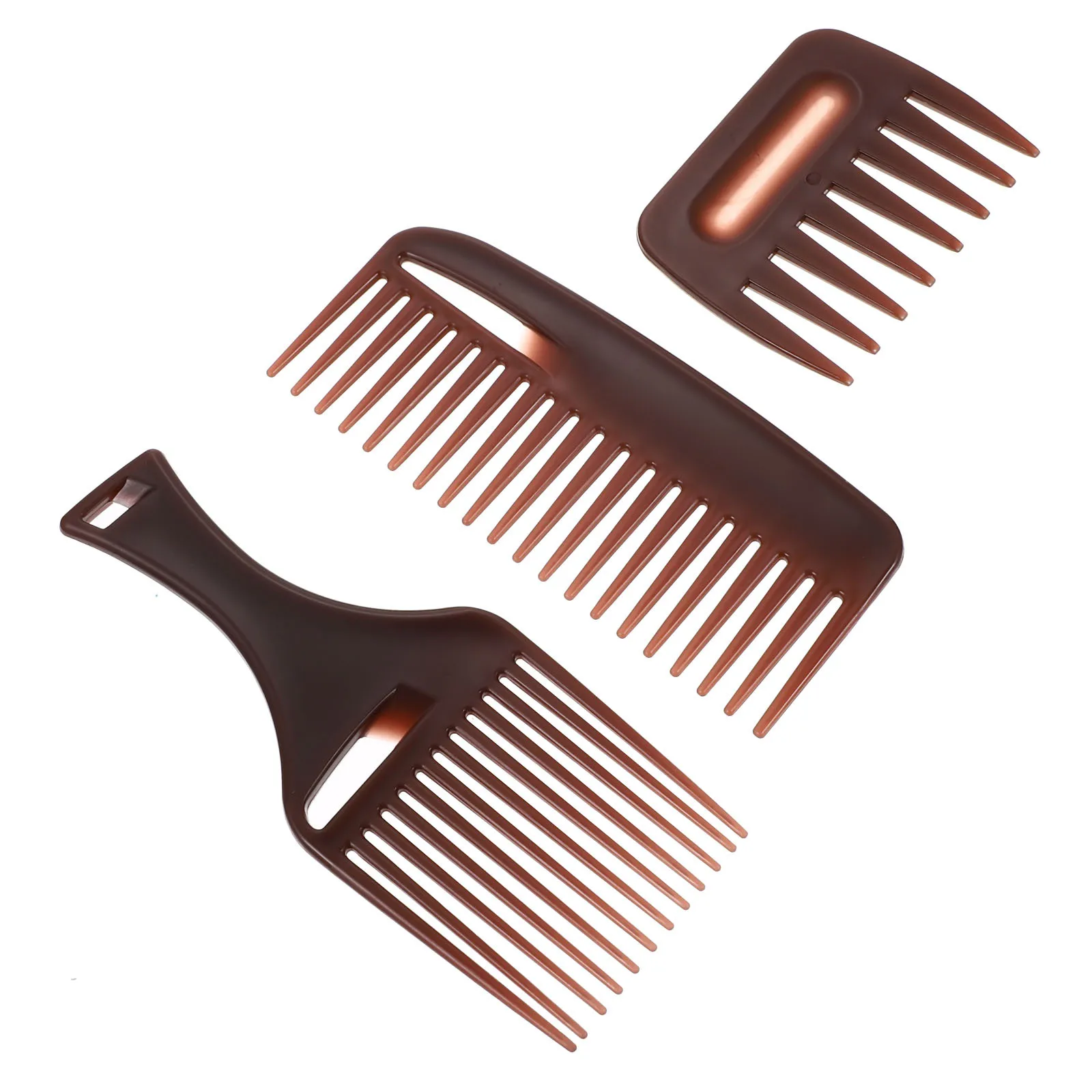 3pcs Styling Comb Set Large Tooth Hair Pick For Home Salon Durable Plastic Hairdressing Tool Suitable Straight Curly Hair
3pcs Styling Comb Set Large Tooth Hair Pick For Home Salon Durable Plastic Hairdressing Tool Suitable Straight Curly Hair