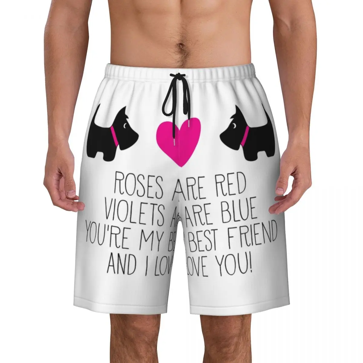 Cute Scottie Dogs Love Board Shorts Men's Fashion Beach Shorts Briefs Scottish Terrier Quick Dry Swim Trunks
Cute Scottie Dogs Love Board Shorts Men's Fashion Beach Shorts Briefs Scottish Terrier Quick Dry Swim Trunks