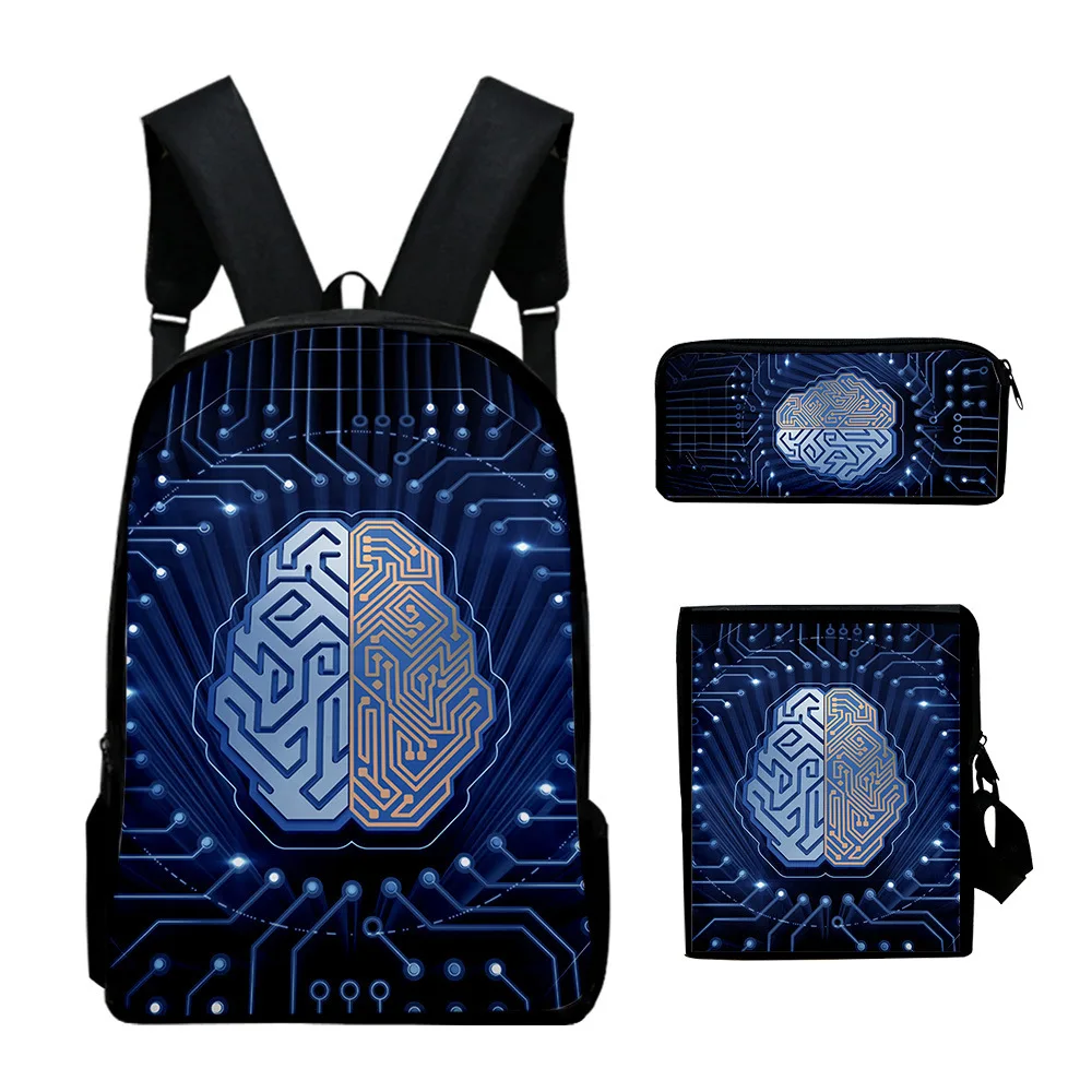 Harajuku Popular Technology style 3D Print 3pcs/Set pupil School Bags Laptop Daypack Backpack Inclined shoulder bag Pencil Case
Harajuku Popular Technology style 3D Print 3pcs/Set pupil School Bags Laptop Daypack Backpack Inclined shoulder bag Pencil Case