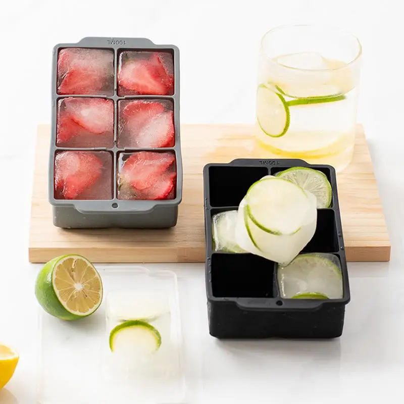 Ice Cube Mold 6-Grid Silicone Ice Cube Trays Molds For Freezer Easy Release Ice Cube Molds & Trays For Whiskey Cocktail Chilling
Ice Cube Mold 6-Grid Silicone Ice Cube Trays Molds For Freezer Easy Release Ice Cube Molds & Trays For Whiskey Cocktail Chilling