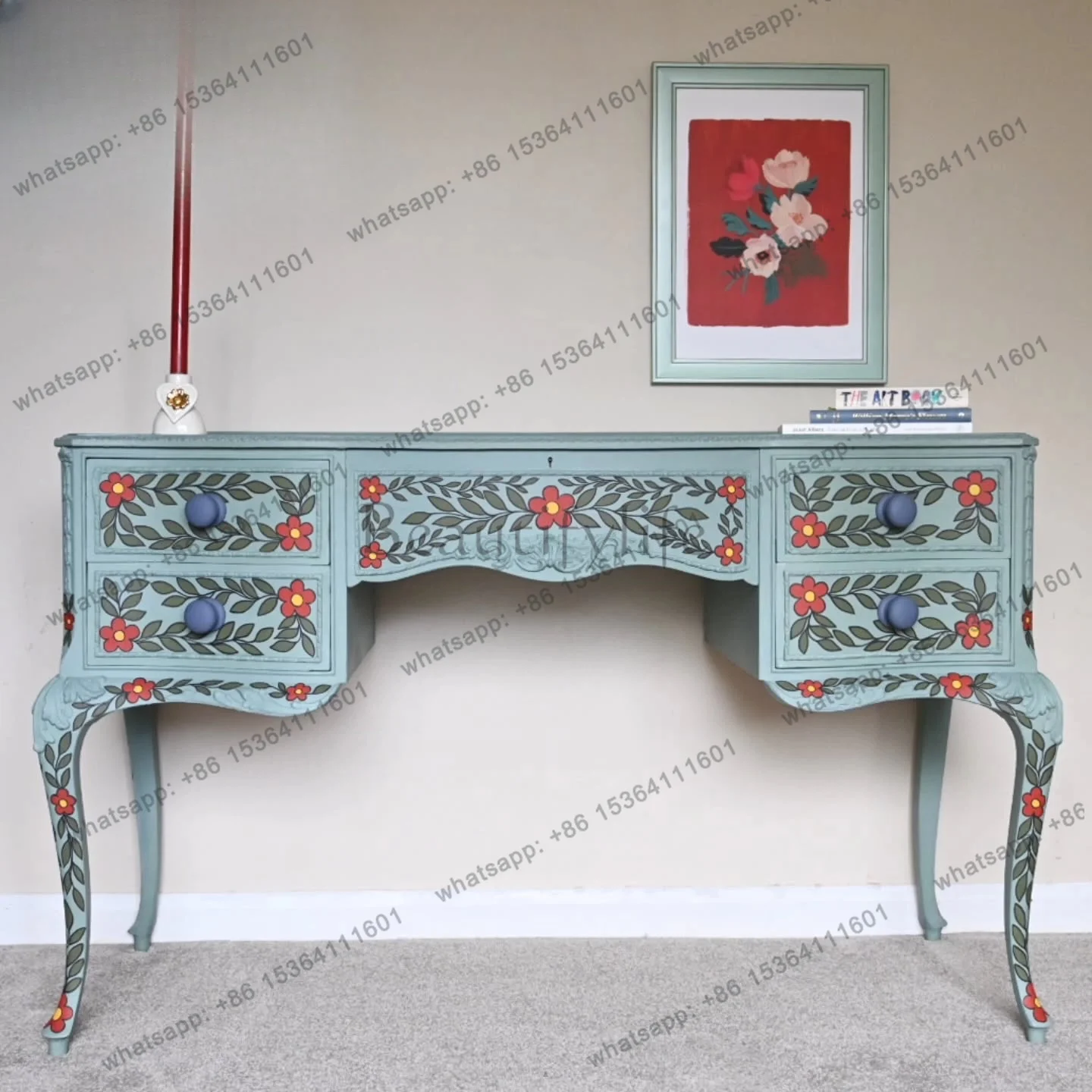 XX French retro solid wood carving flower hand-painted dressing table American modern simple bedroom home makeup table
XX French retro solid wood carving flower hand-painted dressing table American modern simple bedroom home makeup table