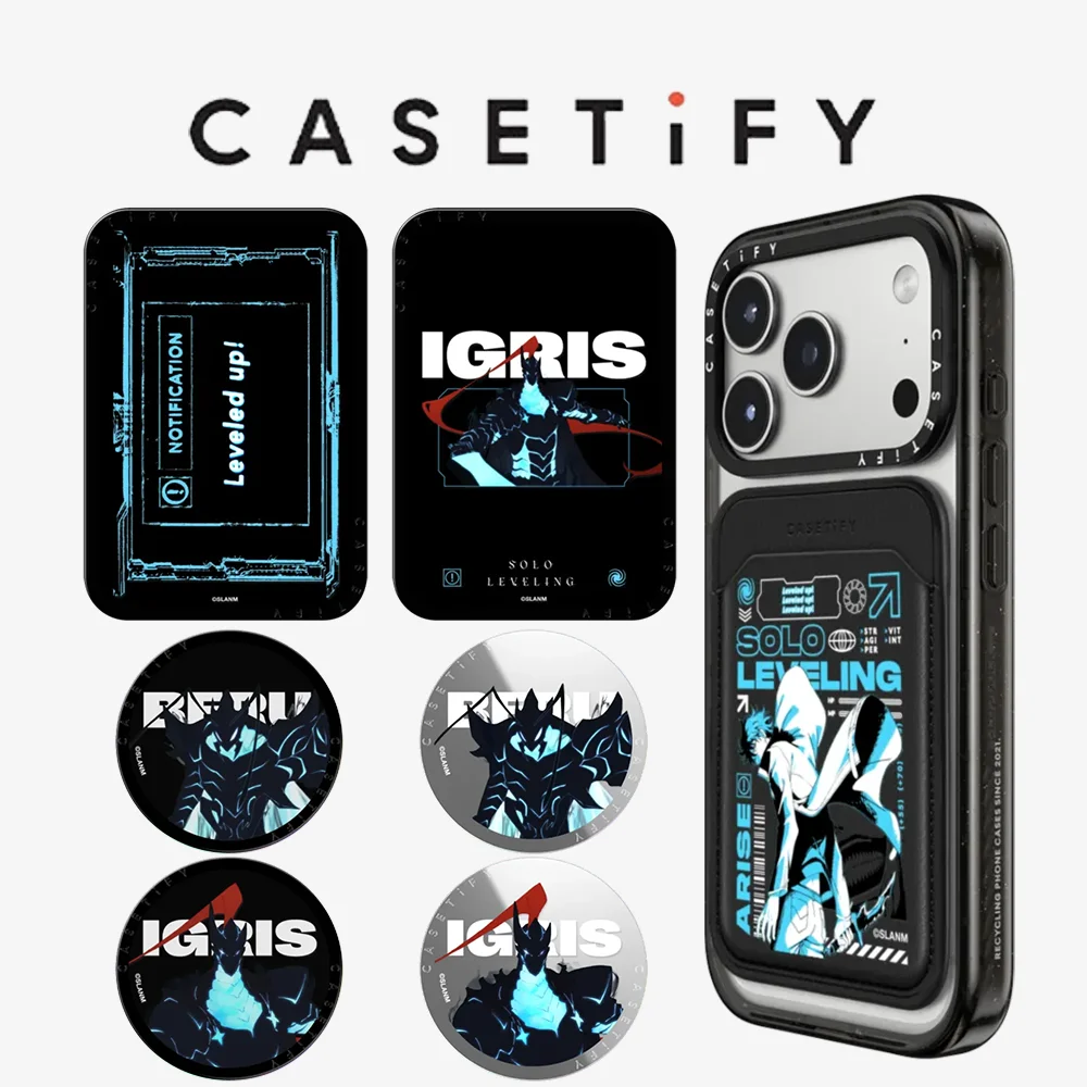 CASETiFY Solo Leveling Cartoon Series Magnetic Phone Holder Card Pack for iPhone17 16 15 14 13 12 11 for Samsung S25 S26 A57 A36
CASETiFY Solo Leveling Cartoon Series Magnetic Phone Holder Card Pack for iPhone17 16 15 14 13 12 11 for Samsung S25 S26 A57 A36
