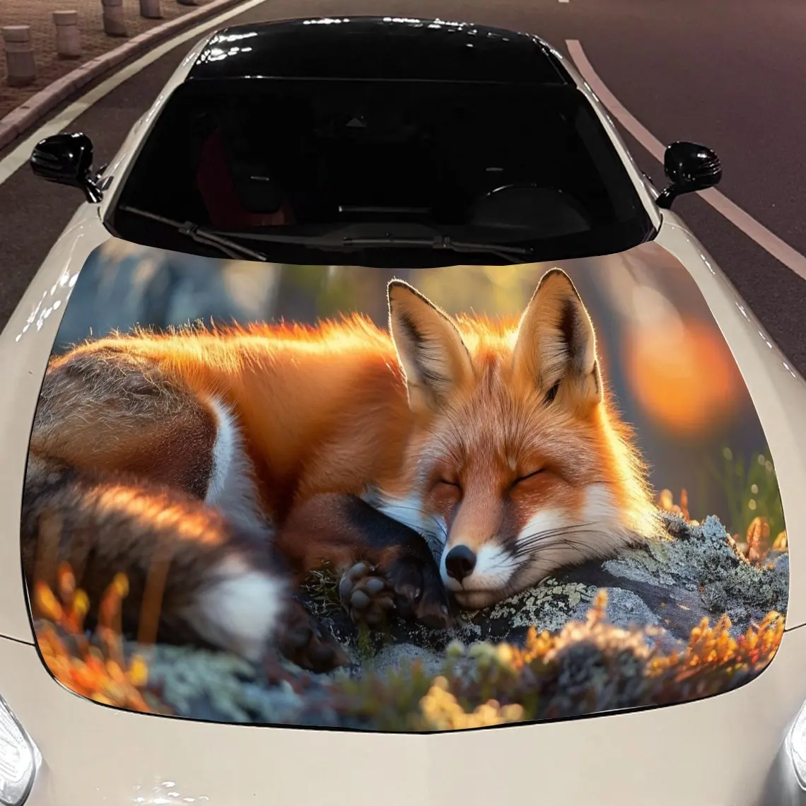 Resting Red Fox Car Hood Sticker PVC Self Waterproof Stick, Striking Auto Exterior Accessories Decor Protect Gift for Car Lover
Resting Red Fox Car Hood Sticker PVC Self Waterproof Stick, Striking Auto Exterior Accessories Decor Protect Gift for Car Lover