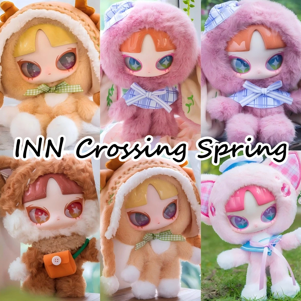 INN Crossing Spring Series with Removable Hat Blind Box Plush Toy Doll Fashion Mystery Box Unique Accessories Surprise Gift
INN Crossing Spring Series with Removable Hat Blind Box Plush Toy Doll Fashion Mystery Box Unique Accessories Surprise Gift