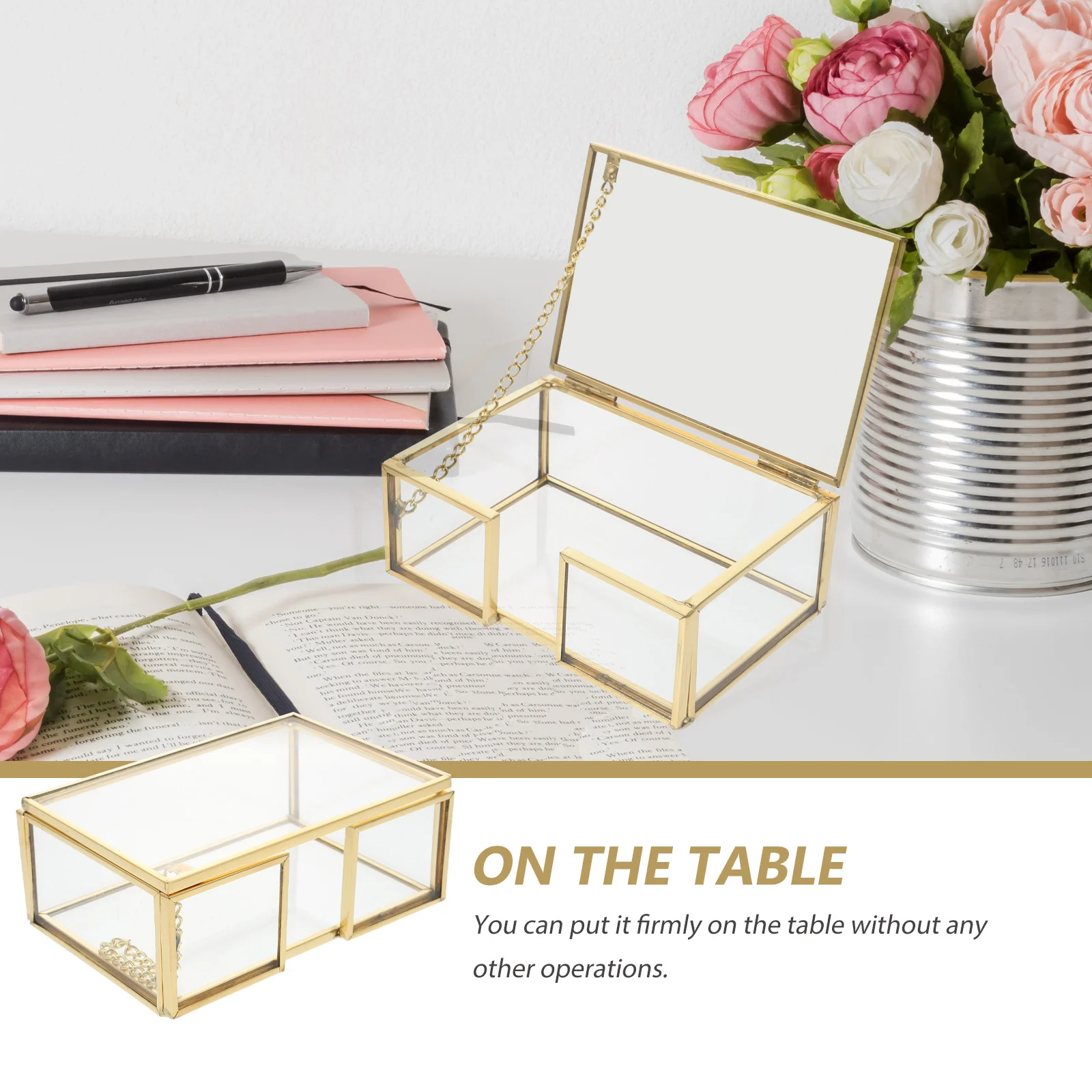 1 шт., универсальная медная металлическая коробка для хранения, прозрачный контейнер для фотографий, стеклянная коробка для хранения, прозрачный держатель для фотографий
1 шт., универсальная медная металлическая коробка для хранения, прозрачный контейнер для фотографий, стеклянная коробка для хранения, прозрачный держатель для фотографий