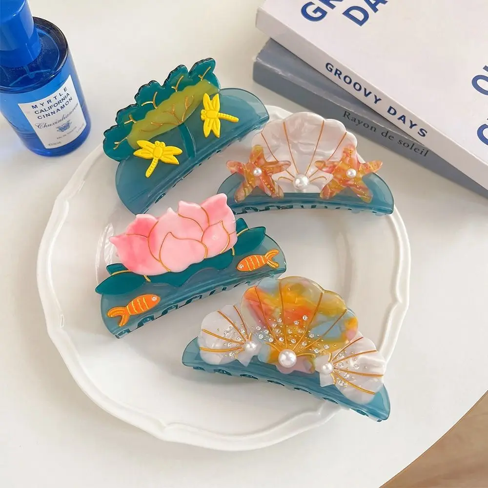 Elegant Ocean Series Hair Claw Korean Style Conch Shell Hair Claw Beach Headwear Hair Accessories Geometry Shark Clip Vacation
Elegant Ocean Series Hair Claw Korean Style Conch Shell Hair Claw Beach Headwear Hair Accessories Geometry Shark Clip Vacation