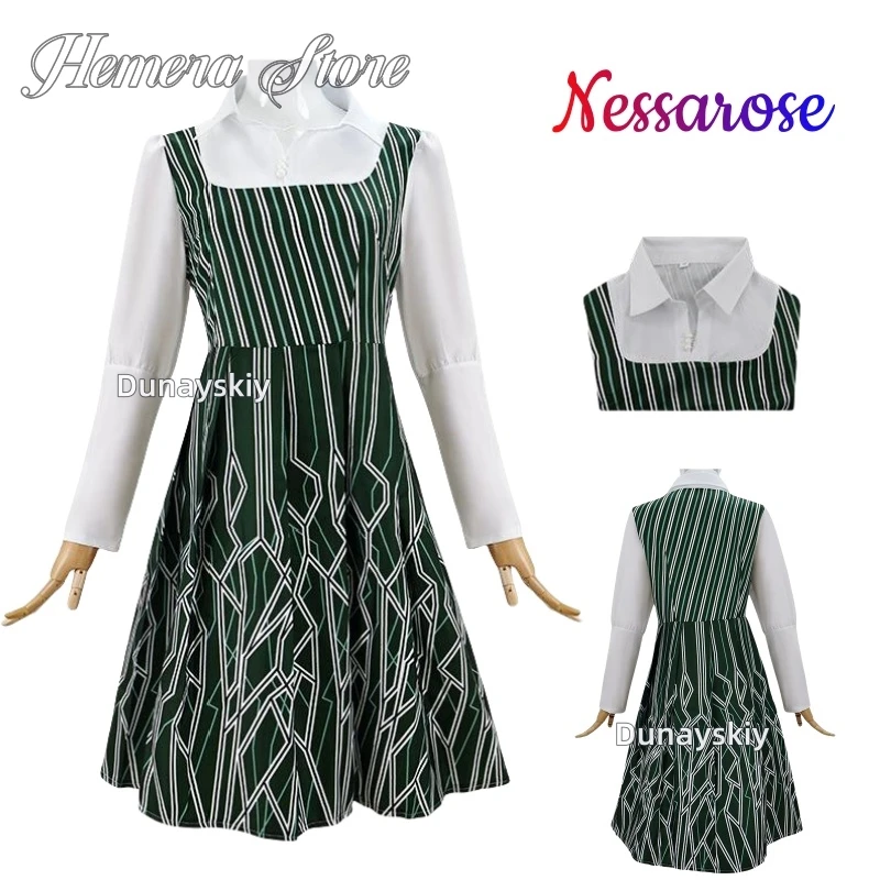 Wicked Nessarose Cosplay Costume Set Wicked Witch of East Movie Roleplay Halloween Christmas Costumized Outfit for Women
Wicked Nessarose Cosplay Costume Set Wicked Witch of East Movie Roleplay Halloween Christmas Costumized Outfit for Women