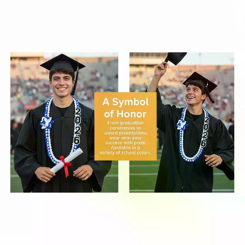 2026 Handmade Braided Graduation Lei Ribbons Perfect For High School College Graduation Ceremony
2026 Handmade Braided Graduation Lei Ribbons Perfect For High School College Graduation Ceremony