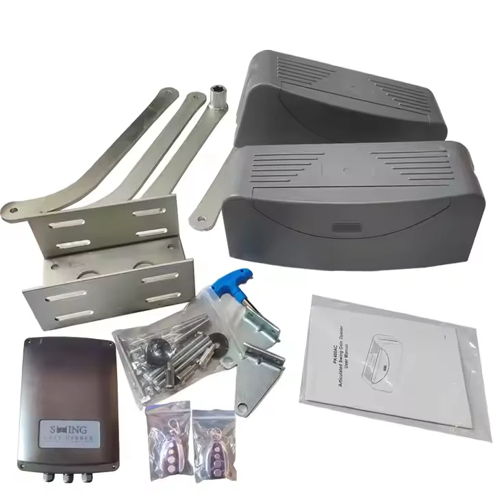 High Quality Curve Arm Swing Gate Opener 400KGS*2 Articulated Automatic Swing Gate Operator for Villa Automatic Gate System
High Quality Curve Arm Swing Gate Opener 400KGS*2 Articulated Automatic Swing Gate Operator for Villa Automatic Gate System