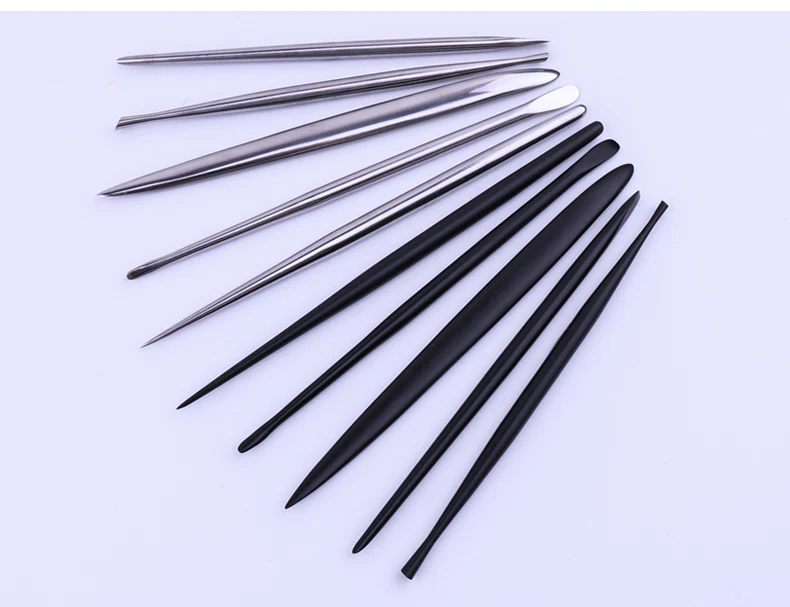 5pcs/set New High Quality Professional Black Silver Metal Clay Tools Sugru Polymer Clay Tools Polymorph Pottery Sculpting Tools
5pcs/set New High Quality Professional Black Silver Metal Clay Tools Sugru Polymer Clay Tools Polymorph Pottery Sculpting Tools