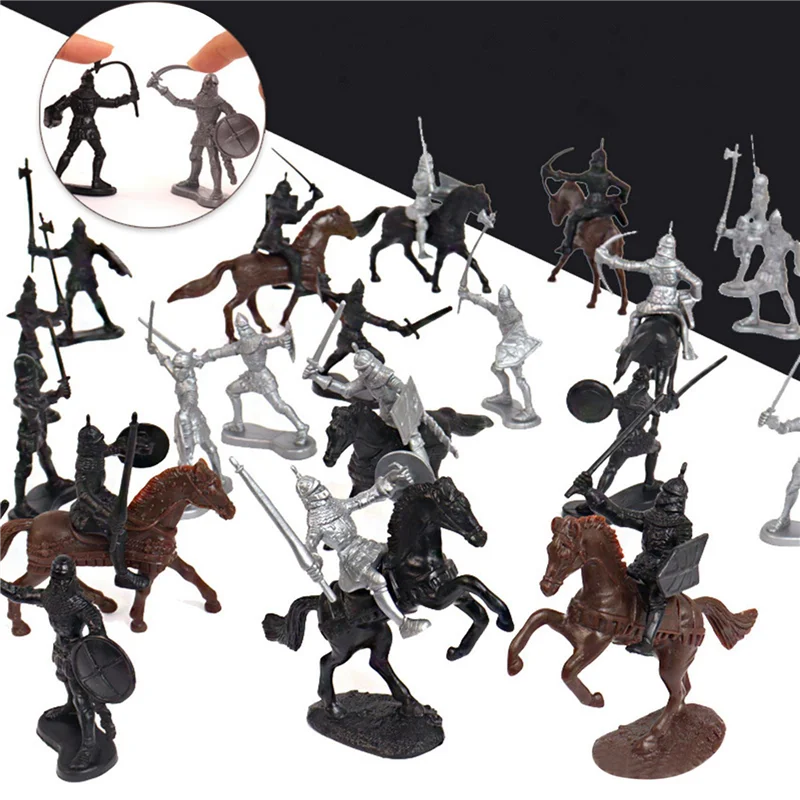 Hot Sale 156 Pcs Medieval Cavalry War Horse Soldier Model Roman Soldier Ancient Medieval Warrior Model Action Figures Toys
Hot Sale 156 Pcs Medieval Cavalry War Horse Soldier Model Roman Soldier Ancient Medieval Warrior Model Action Figures Toys