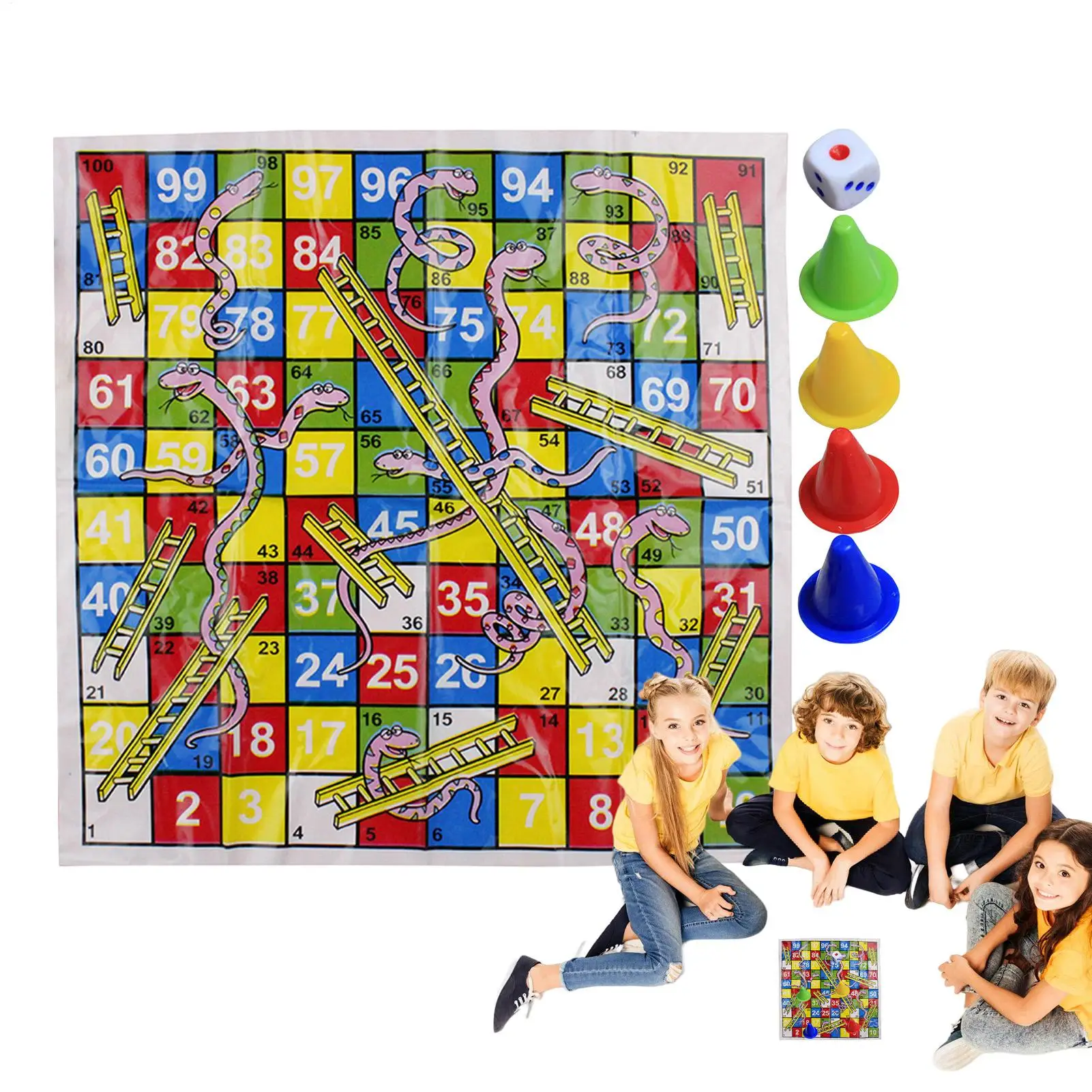 Chess Snake Ladder Flight Educational Children Toys Interesting Board Game Set Portable Flying Chess Board Game
Chess Snake Ladder Flight Educational Children Toys Interesting Board Game Set Portable Flying Chess Board Game